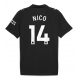 Tanie Strój piłkarski Manchester City Nico Gonzalez #14 Koszulka Wyjazdowej 2025-26 Krótkie Rękawy